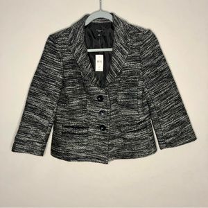 Ann Taylor Tweed Blazer Jacket